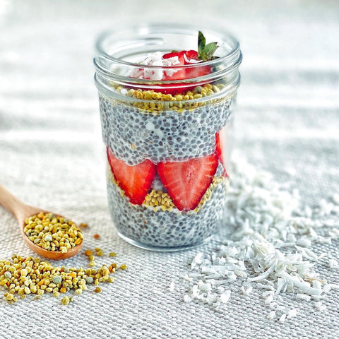 Chia Coco-Berry Parfait