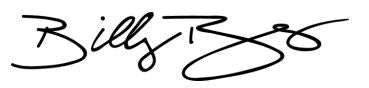 Billy Bosch signature