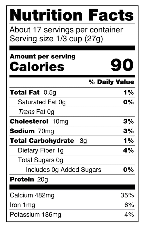 nutrition facts