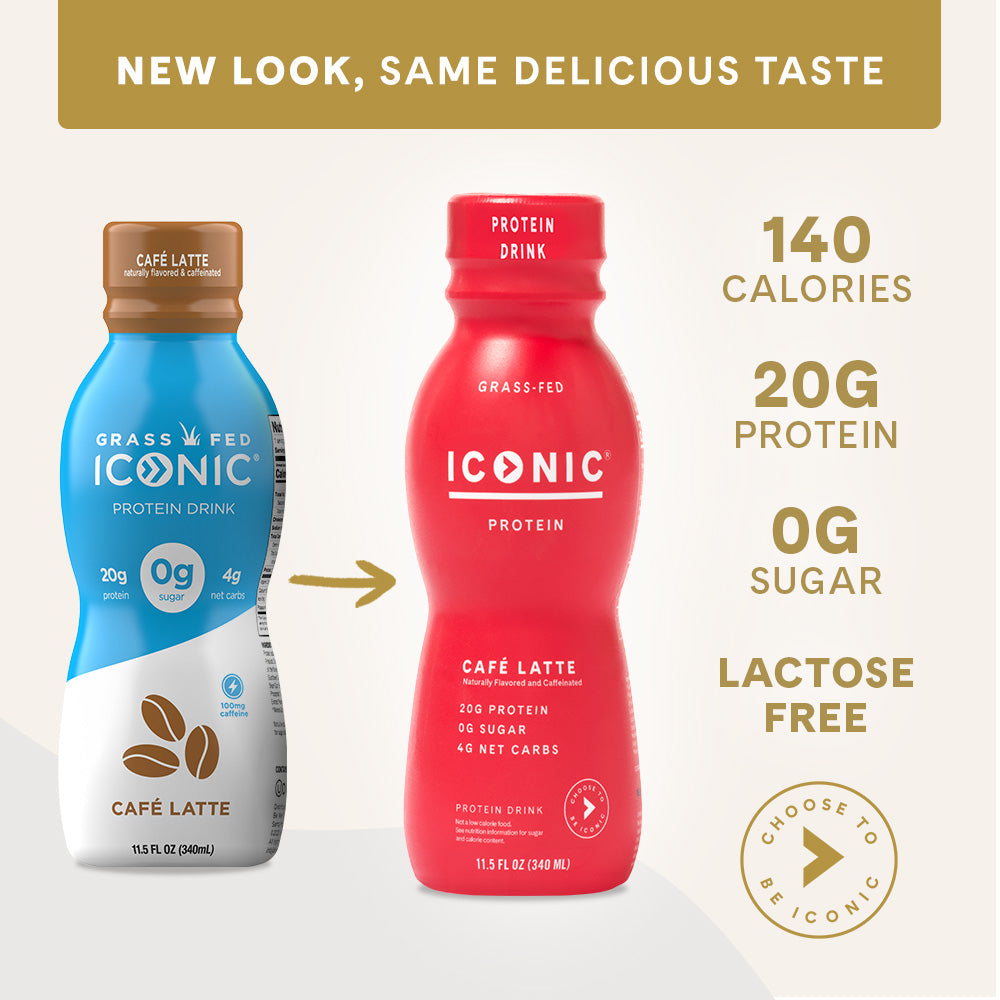 New look, same delicious taste. Transition from old packaging to new packaging.