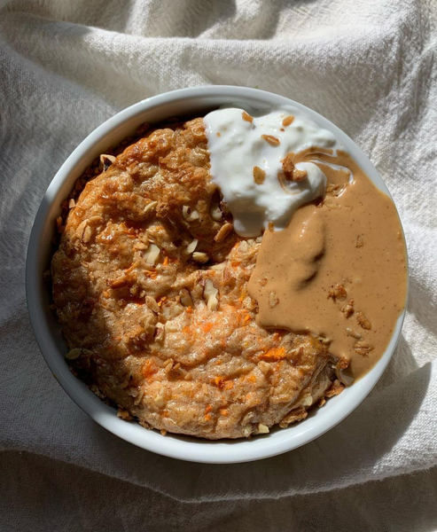 Carrot Cake Baked Oats